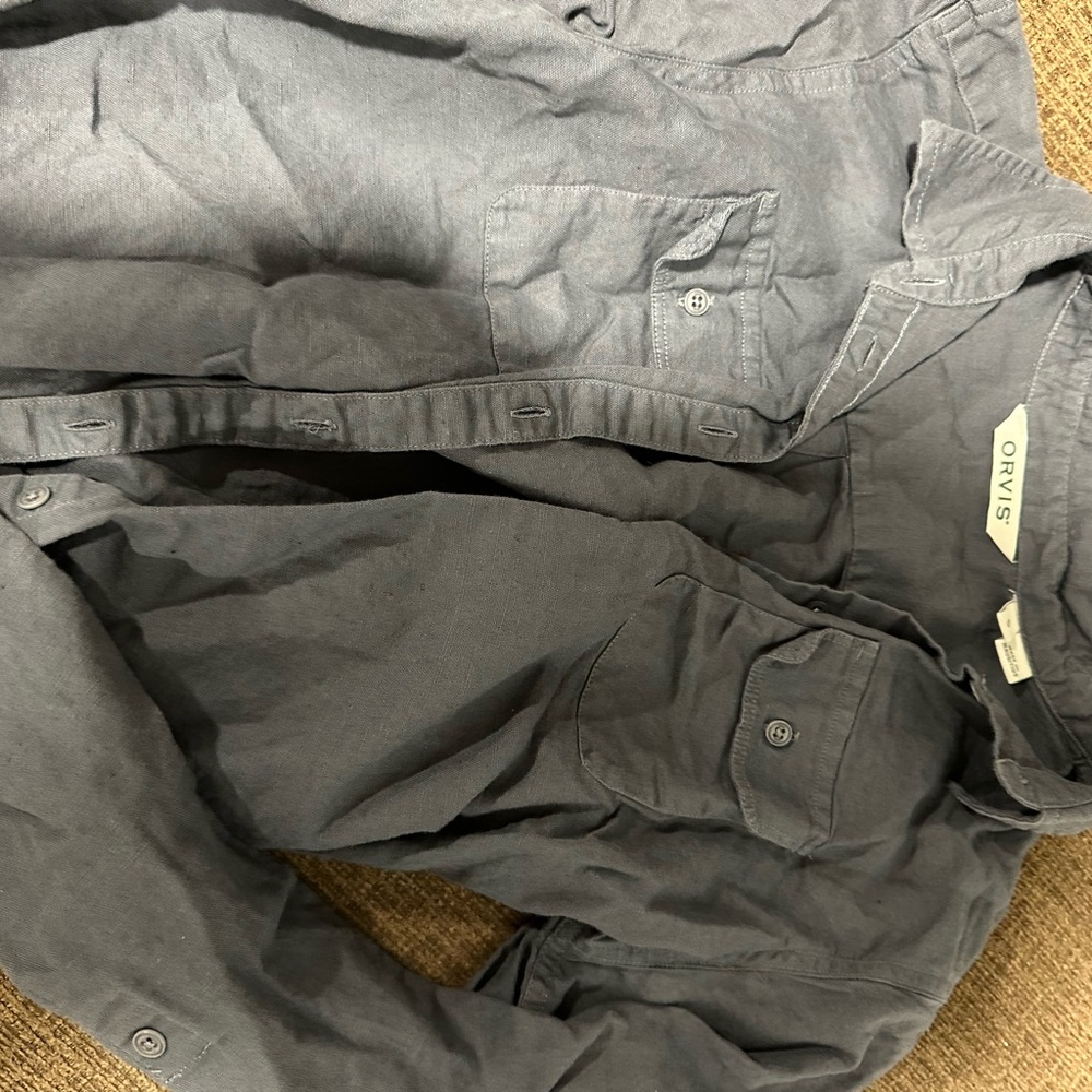 Orvis Charcoal Casual Shirt